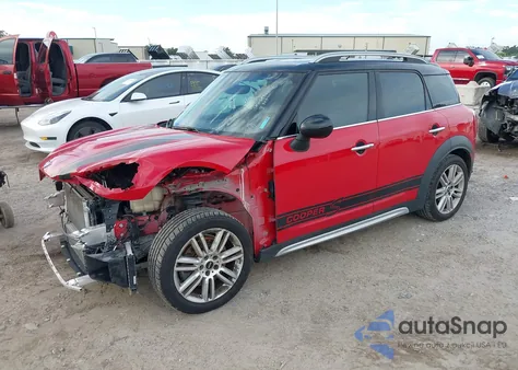 2019 Mini Countryman Cooper S z USA, uszkodzony, nr VIN WMZYT3C52K3E97222